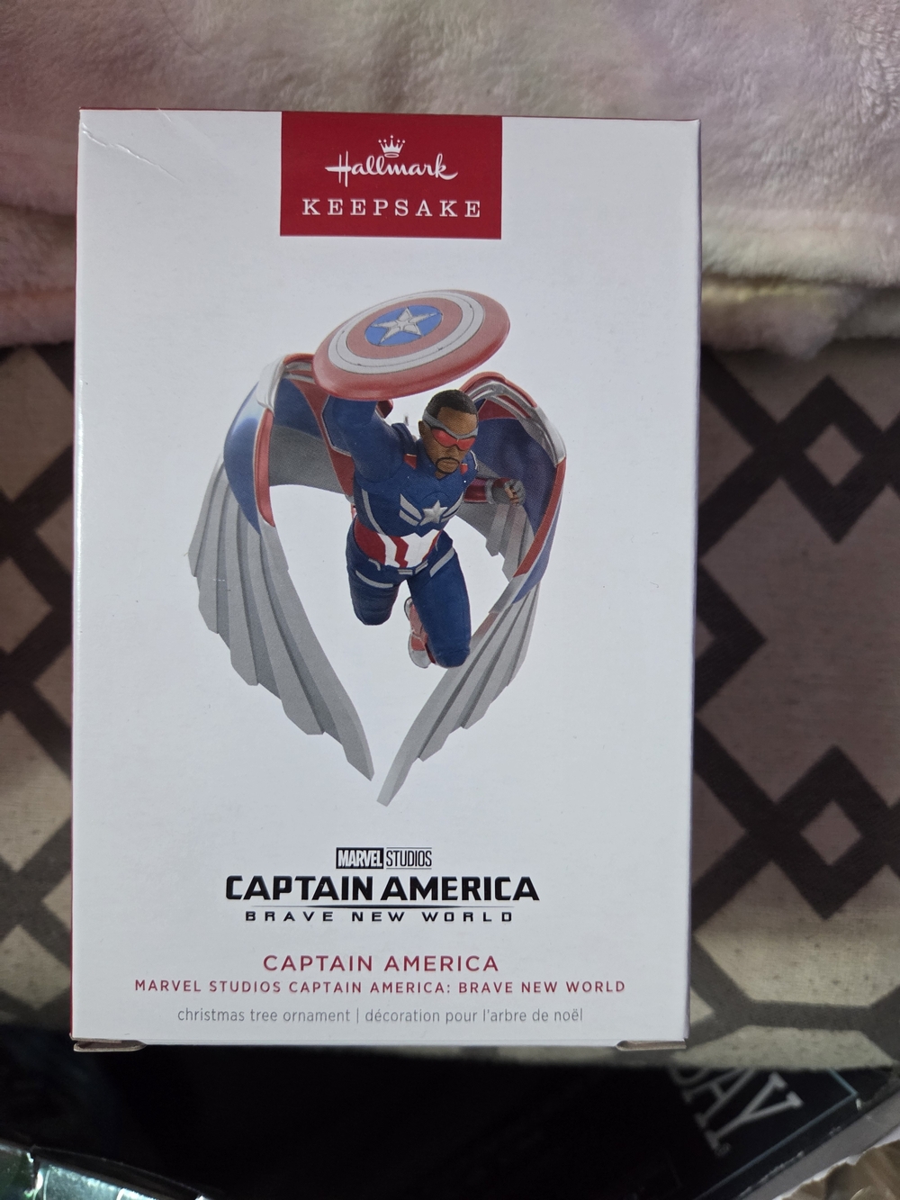 Captain America Hallmark Keepsake- Red, Blue, White